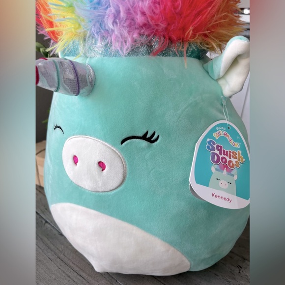 NWT- COLLECTIBLE SQUISHMALLOW KENNEDY THE UNICORN - 16” - Picture 4 of 7